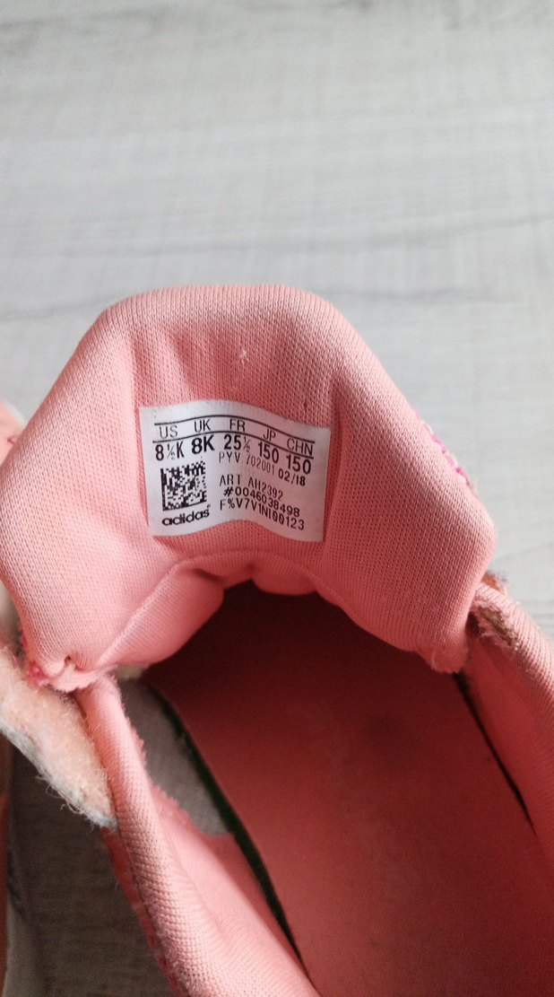 Kız Çocuk Pembe Spor Ayakkabı Velcro Bağcıklı - Görsel 5