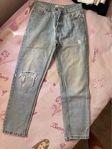 Yırtık mom jean