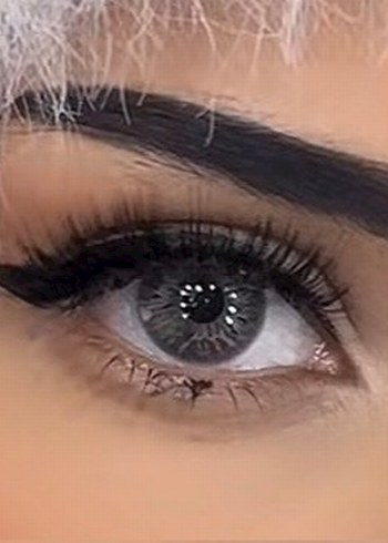 Gri Renkli Beyaz Takma Kirpik - Görsel 20