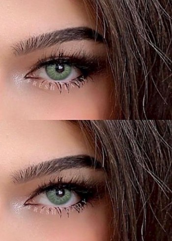 Gri Renkli Beyaz Takma Kirpik - Görsel 9