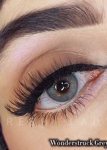 Gri Renkli Takma Kirpik - Görsel 3