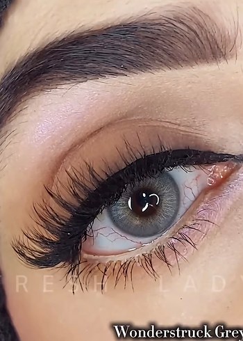 Gri Renkli Takma Kirpik - Görsel 4