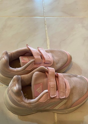 Orj adidas Kız Çocuk Pembe Cırt Cırtlı Spor Ayakkabı - Görsel 6