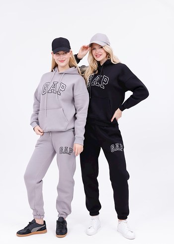 Beyaz GAP Kadın Rahat Kesim Eşofman Takımı - Görsel 2