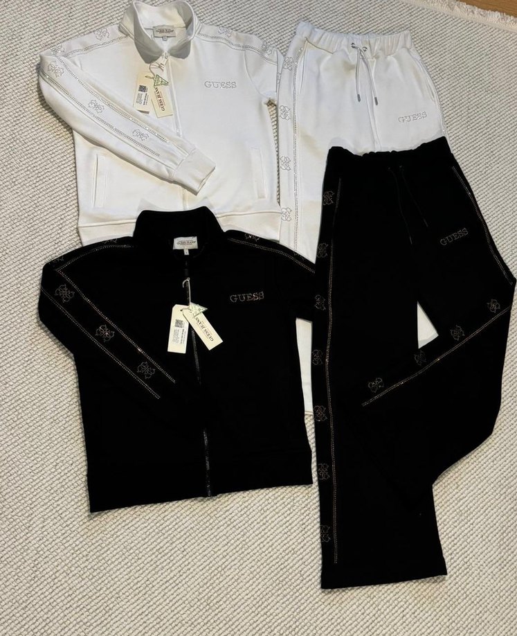 Beyaz Nakışlı Guess Kadın Eşofman Takımı - Görsel 2