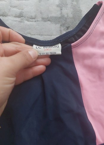 12-13 Yaş Beden Çok Renkli Kolsuz Kız Elbisesi etekli model mayo200tl