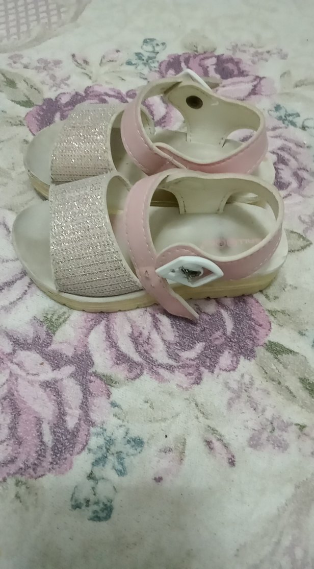 Kız Çocuk Pembe Tokalı Terlik - Görsel 2