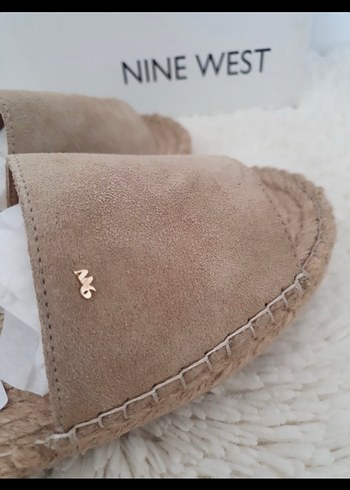 Nine West Bej Kadın Dolgu Topuk Terlik - Görsel 5