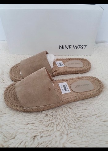 Nine West Bej Kadın Dolgu Topuk Terlik - Görsel 3
