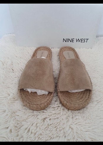 Nine West Bej Kadın Dolgu Topuk Terlik - Görsel 2