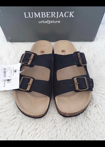 Siyah Süet Tokalı Kadın Terlik - Görsel 2