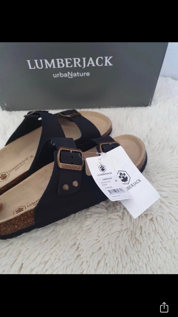 Siyah Süet Tokalı Kadın Terlik - Görsel 4