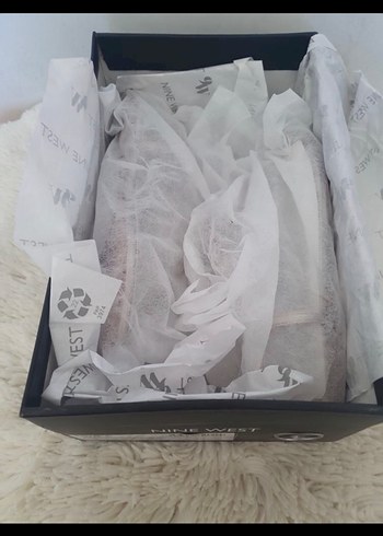 Bej Parlak Taş Detaylı Nine West Topuklu Sandalet - Görsel 8