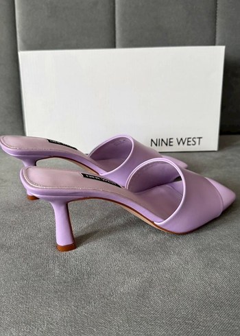 Mor Stiletto Topuklu Kadın Terlik - Görsel 2