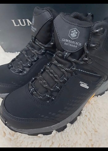 Siyah Kadın Outdoor Ayakkabı Velcro Kapatma - Görsel 3