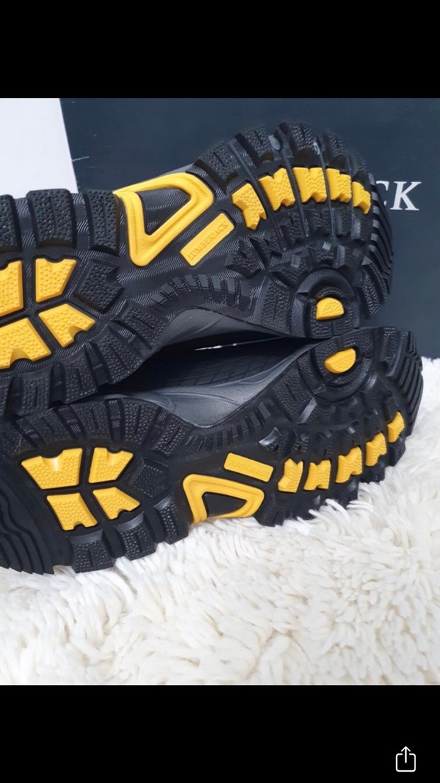 Siyah Kadın Outdoor Ayakkabı Velcro Kapatma - Görsel 5