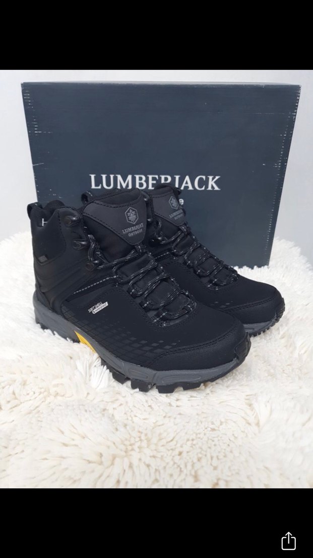 Siyah Kadın Outdoor Ayakkabı Velcro Kapatma - Görsel 2