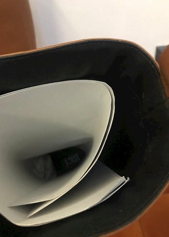 Kadın Kahverengi Deri Dizüstü Platform Çizme - Görsel 7