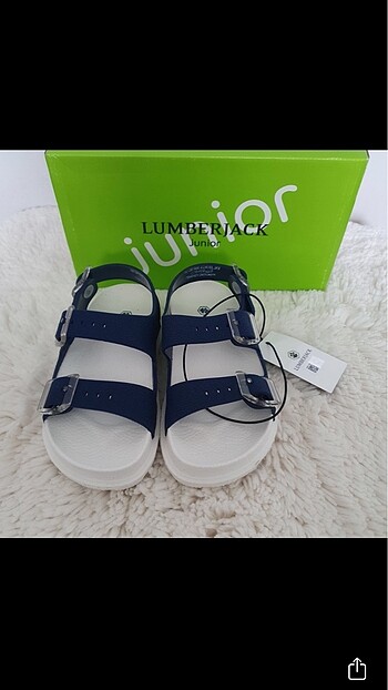 32 Beden Lumberjack çocuk sandalet