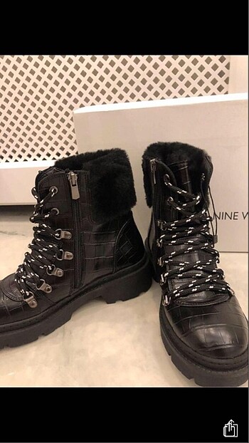 37 Beden siyah Renk Nine west bot