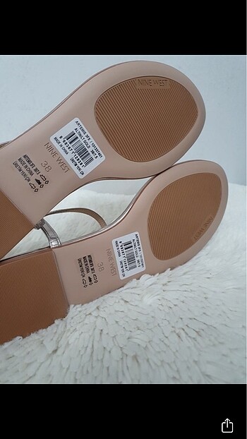 38 Beden camel Renk Nine west parmak arası