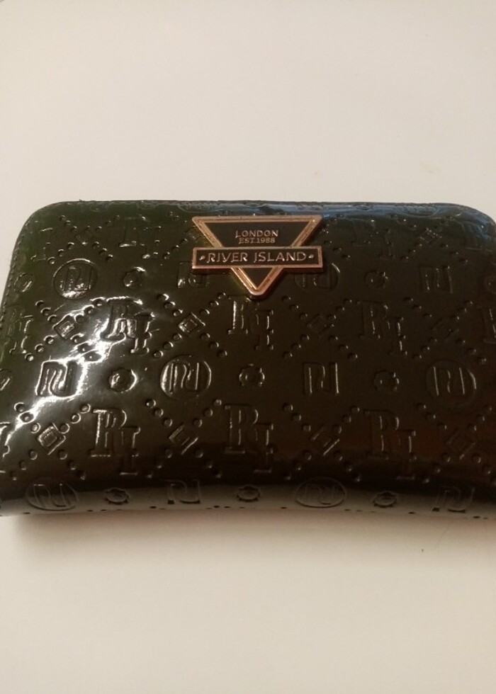 Haki yeşil cüzdan River ISLAND marka  - Görsel 3