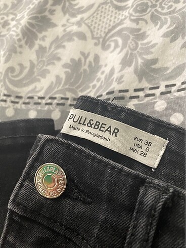 Pull and bear siyah jean