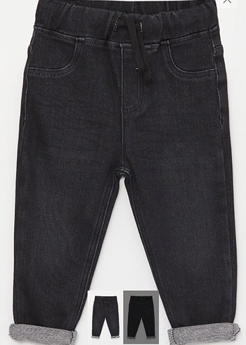 Erkek Çocuk Siyah Denim Pantolon