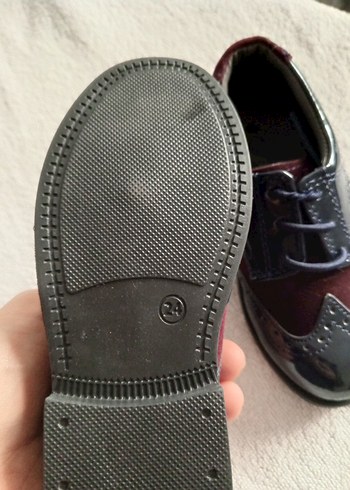 Bordo Klasik Erkek Çocuk Özel Ayakkabı - Görsel 6