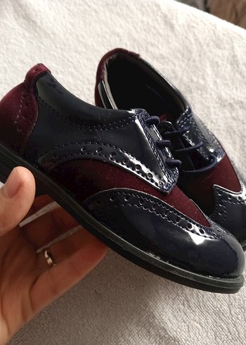 Bordo Klasik Erkek Çocuk Özel Ayakkabı - Görsel 4