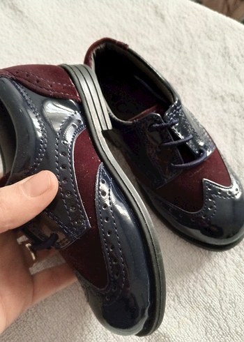 Bordo Klasik Erkek Çocuk Özel Ayakkabı - Görsel 3