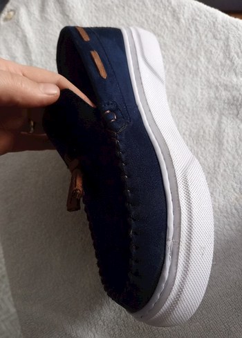 Erkek Çocuk Lacivert Süet Püsküllü Loafer - Görsel 3