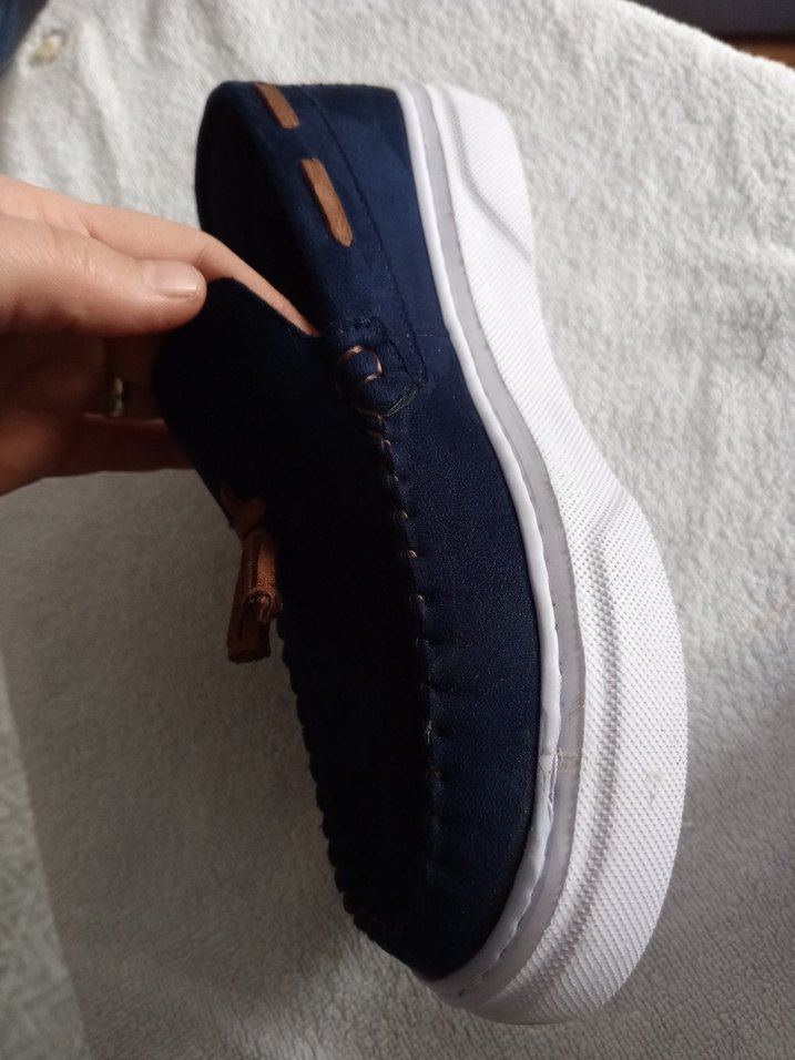 Erkek Çocuk Lacivert Süet Püsküllü Loafer - Görsel 3