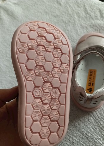 Kız Çocuk Bej Kemerli İlk Adım Ayakkabısı - Görsel 7