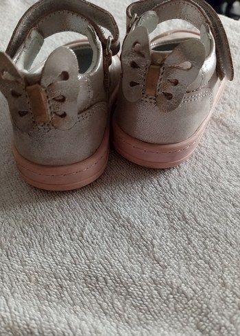 Kız Çocuk Bej Kemerli İlk Adım Ayakkabısı - Görsel 4