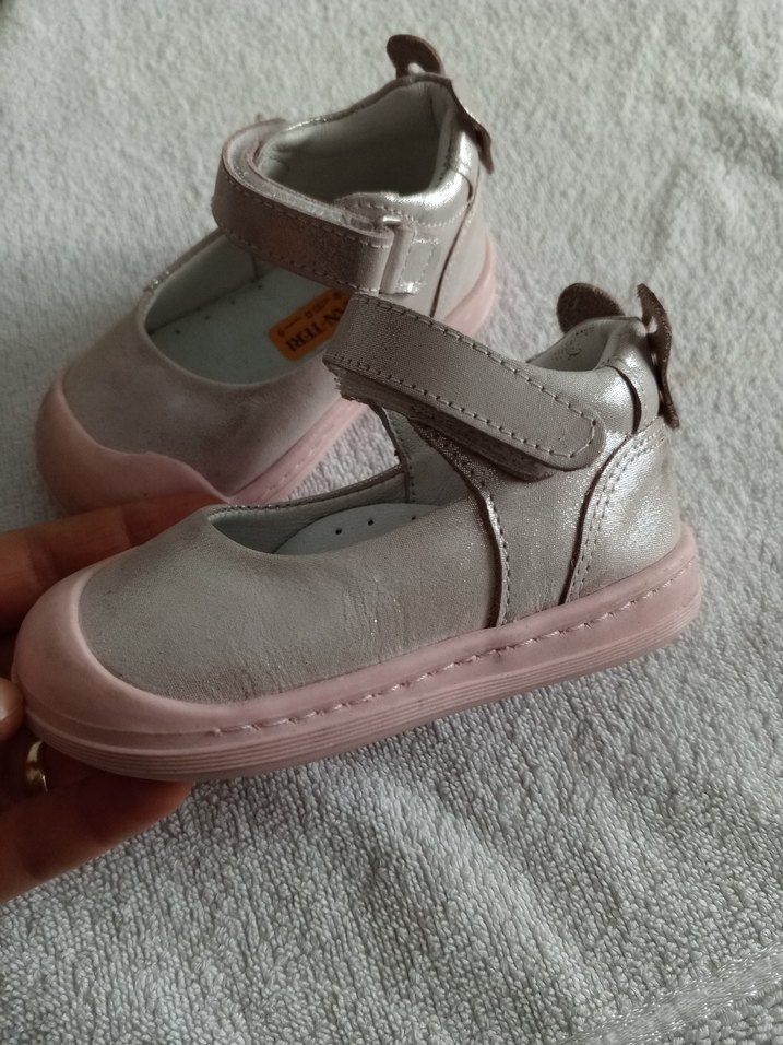 Kız Çocuk Bej Kemerli İlk Adım Ayakkabısı - Görsel 2