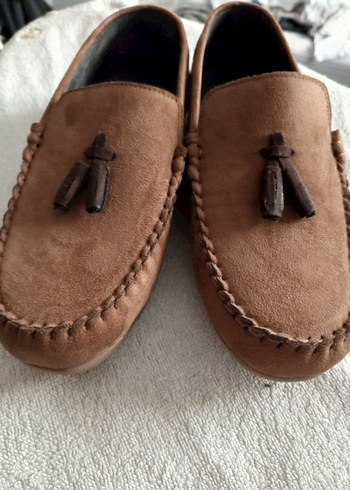 Kahverengi Süet Erkek Loafer Ayakkabı - Görsel 4