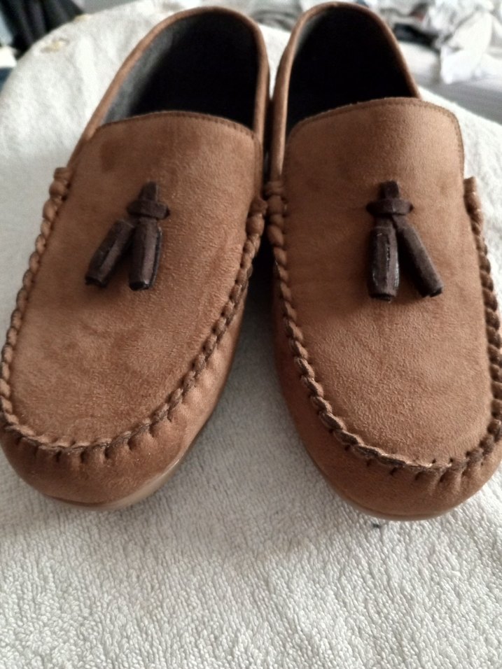 Kahverengi Süet Erkek Loafer Ayakkabı - Görsel 4