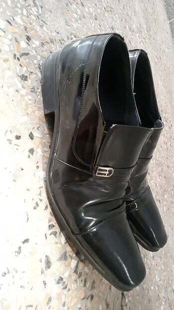 tek ebat Beden siyah Renk Erkek ayakkabı