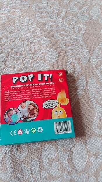  Beden Renk Popit oyuncak 