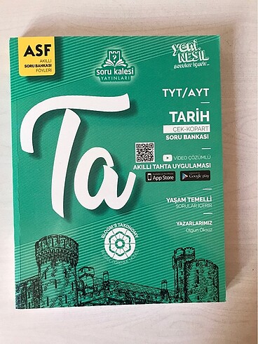 Soru Kalesi TYT-AYT Tarih Çek Kopart Akıllı Soru Bankası