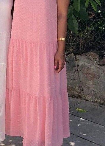 s Beden Pembe elbise