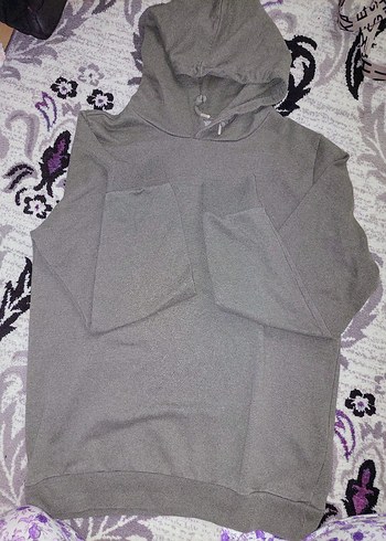 yesil Kapüşonlu Rahat Kesim Kadın Sweatshirt