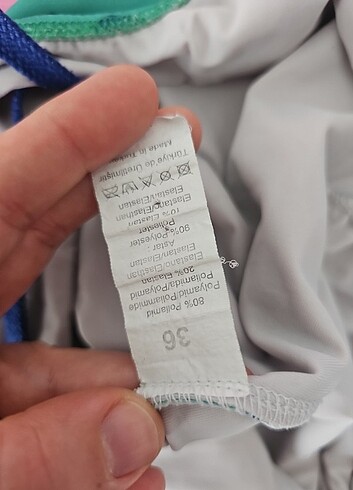 12-13 Yaş Beden çeşitli Renk Koton mayo