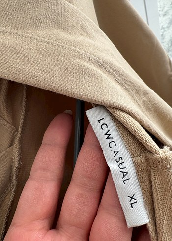 Bej Kapüşonlu Kadın Sweatshirt - Görsel 5