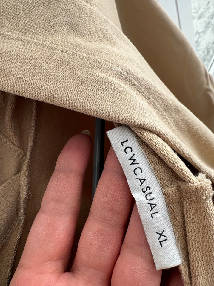 Bej Kapüşonlu Kadın Sweatshirt - Görsel 5