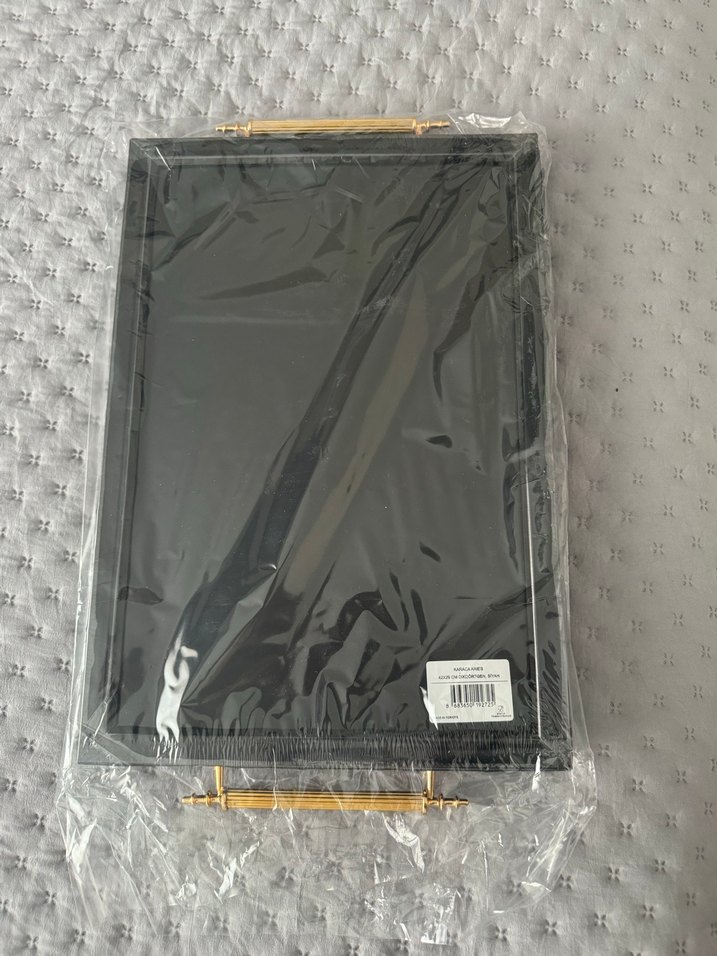 Altın Renkli Dekoratif Tepsi - Görsel 3