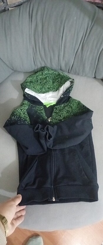 4 Yaş Beden çeşitli Renk 4-5 yaş unisex çocuk kapüşonlu ceket