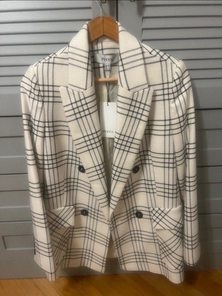 İpekyol Ekose Desenli Midi Blazer Ceket - Görsel 2