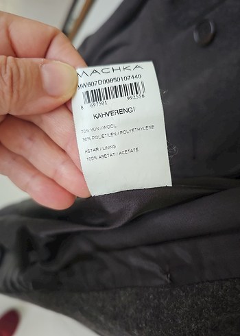 Machka yün palto - Görsel 7